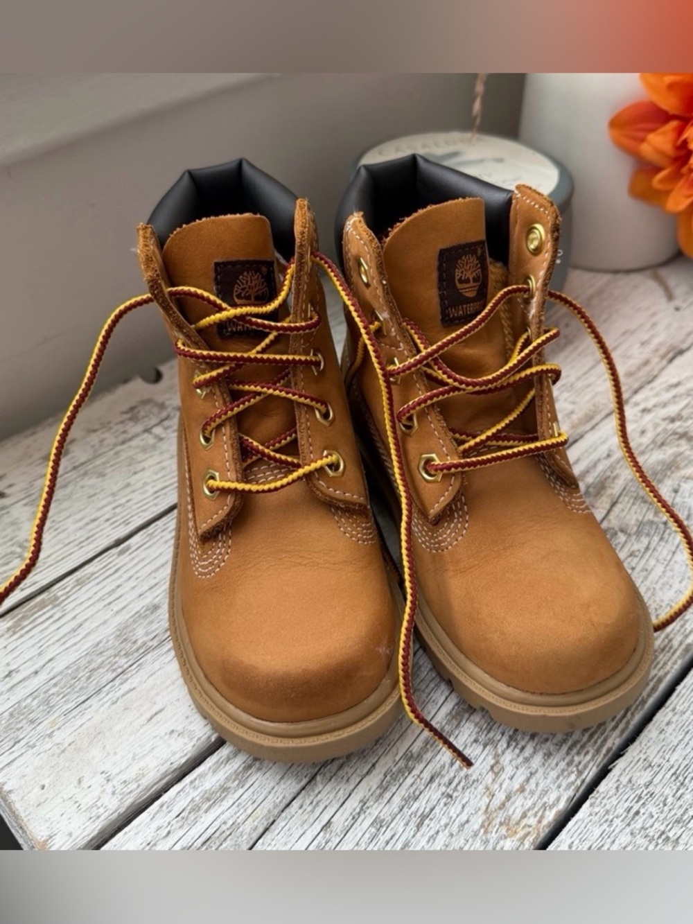 Timberland toddler boys boots size 8